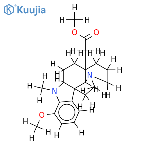 17-methoxy-1-methyl-aspidospermidin-21-oic acid methyl ester structure