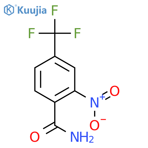 Benzamide,2-nitro-4-(trifluoromethyl)- structure