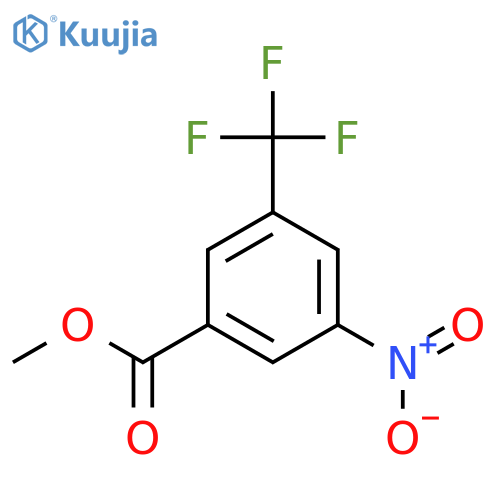 Methyl 3-nitro-5-(trifluoromethyl)benzoate structure