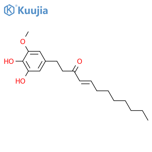 1-(3,4-Dihydroxy-5-methoxyphenyl)-5-hydroxy-3-dodecanone; (S)-form, 5-Deoxy, 4,5-didehydro(E-) structure