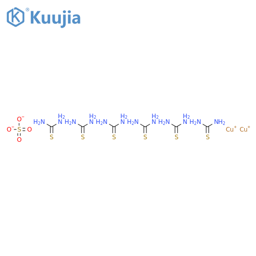 Copper(1+), tris(thiourea-S)-, sulfate (2:1) structure
