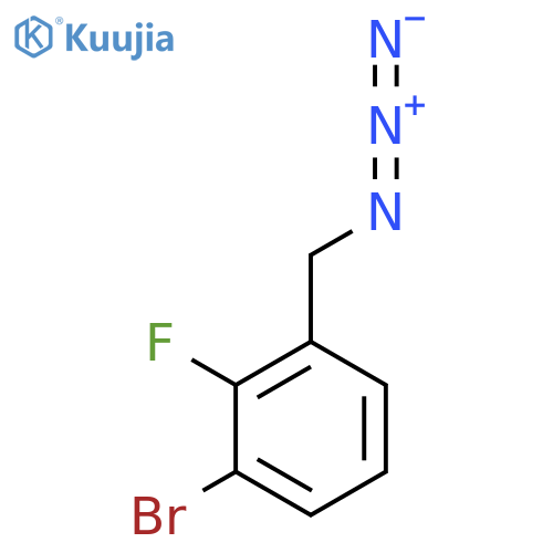1-(azidomethyl)-3-bromo-2-fluorobenzene structure
