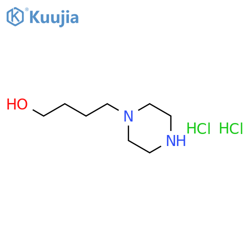 4-(piperazin-1-yl)butan-1-ol dihydrochloride structure