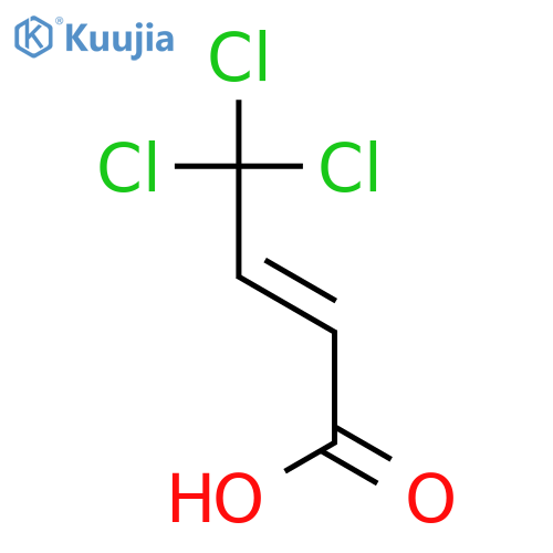 2-Butenoic acid,4,4,4-trichloro- structure
