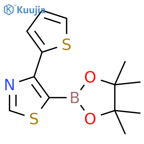 4-(2-Thienyl)thiazole-5-boronic acid pinacol ester structure