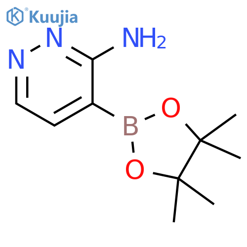 3-Aminopyridazine-4-boronic acid pinacol ester structure