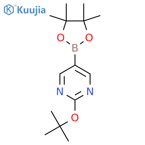 2-(Tert-butoxy)-5-(4,4,5,5-tetramethyl-1,3,2-dioxaborolan-2-YL)pyrimidine structure