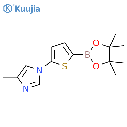 5-(4-Methylimidazol-1-yl)thiophene-2-boronic acid pinacol ester structure