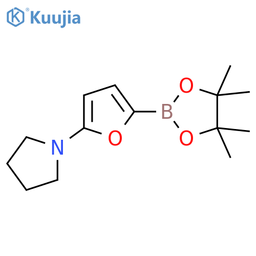 5-(Pyrrolidino)furan-2-boronic acid pinacol ester structure