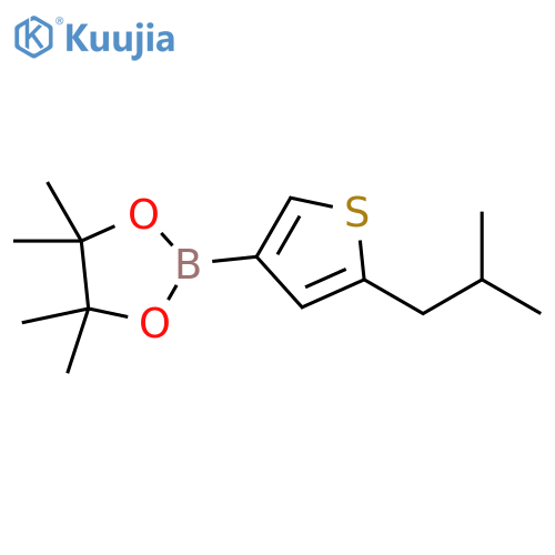 2-(iso-Butyl)thiophene-4-boronic acid pinacol ester structure