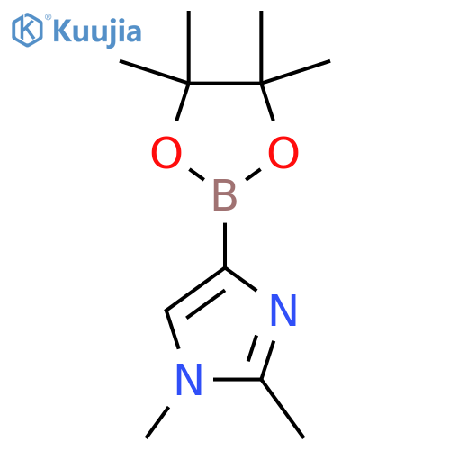 1,2-dimethyl-4-(tetramethyl-1,3,2-dioxaborolan-2-yl)-1H-imidazole structure