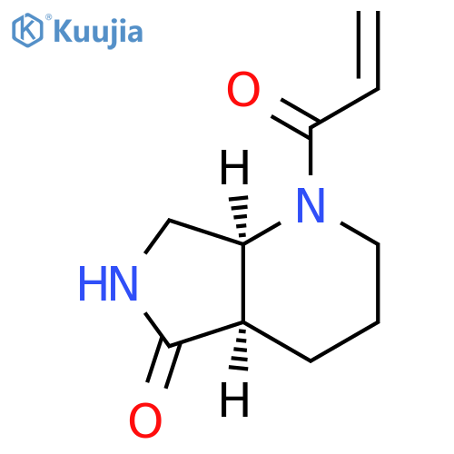 (4aR,7aS)-1-(prop-2-enoyl)-octahydro-1H-pyrrolo3,4-bpyridin-5-one structure