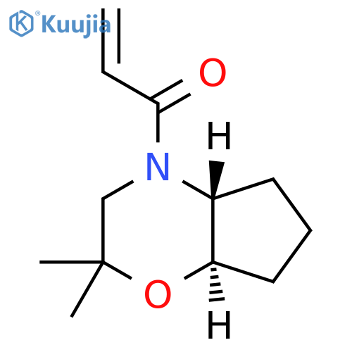 1-(4aR,7aR)-2,2-dimethyl-octahydrocyclopentabmorpholin-4-ylprop-2-en-1-one structure
