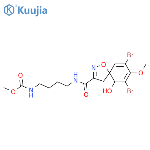 Verongidoic acid; (5S,10R)-form, [4-(Methoxycarbonylamino)butyl]amide structure