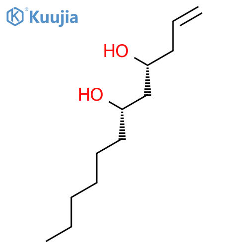 1-Dodecene-4,6-diol, (4R,6S)-rel- structure