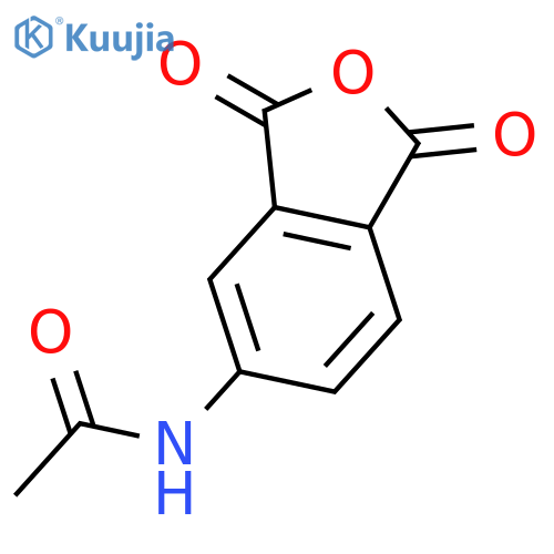 4-(Acetylamino)phthalic Anhydride structure