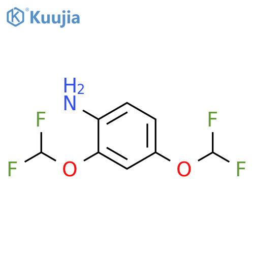 2,4-bis(difluoromethoxy)aniline structure