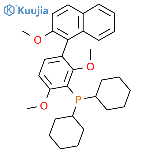 Dicyclohexyl[2,6-dimethoxy-3-(2-methoxy-1-naphthyl)phenyl]phosphine structure