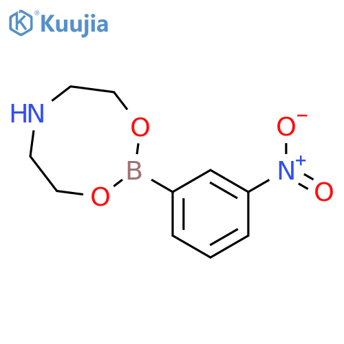 4H-1,3,6,2-Dioxazaborocine,tetrahydro-2-(3-nitrophenyl)- structure