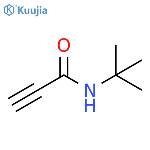 2-Propynamide, N-(1,1-dimethylethyl)- structure