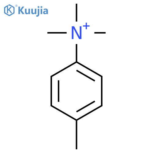 Benzenaminium, N,N,N,4-tetramethyl- structure