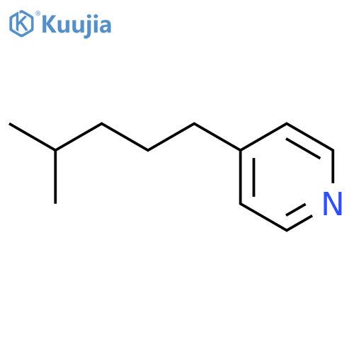 Pyridine,4-(4-methylpentyl)- structure