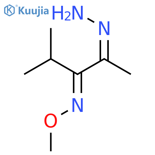 2,3-Pentanedione,4-methyl-, 2-hydrazone, 3-(O-methyloxime) structure
