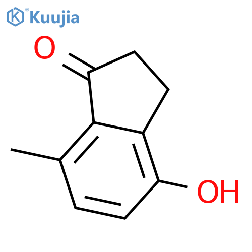 4-Hydroxy-7-methyl-1-indanon structure