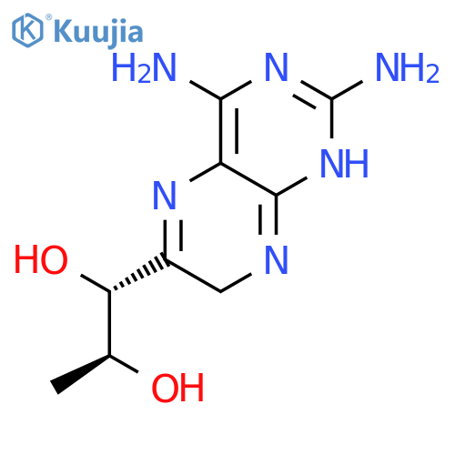 1,2-Propanediol, 1-(2,4-diamino-1,7-dihydro-6-pteridinyl)-, (1R,2S)- structure