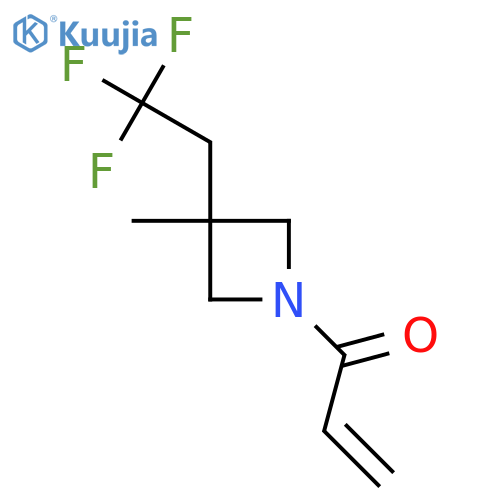 1-[3-Methyl-3-(2,2,2-trifluoroethyl)azetidin-1-yl]prop-2-en-1-one structure