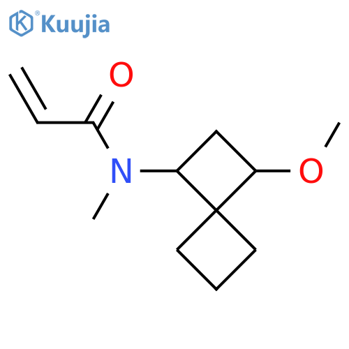 N-(3-Methoxyspiro[3.3]heptan-1-yl)-N-methylprop-2-enamide structure