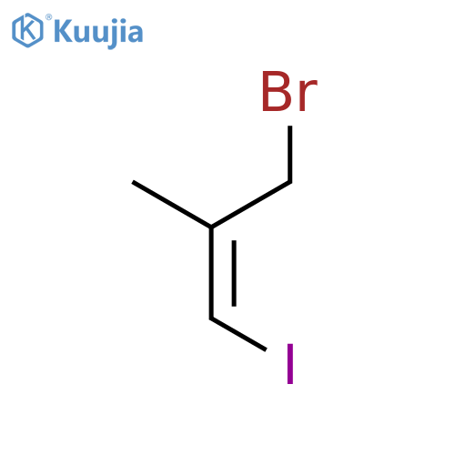 1-Propene, 3-bromo-1-iodo-2-methyl-, (1Z)- structure