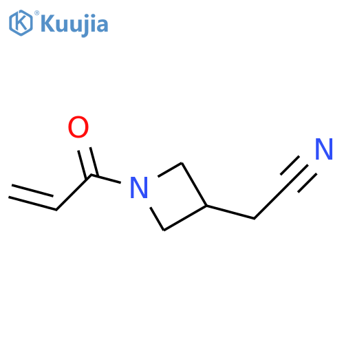 2-[1-(Prop-2-enoyl)azetidin-3-yl]acetonitrile structure