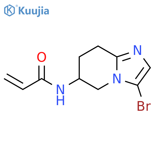 N-{3-bromo-5H,6H,7H,8H-imidazo1,2-apyridin-6-yl}prop-2-enamide structure
