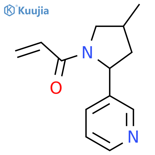 1-(4-Methyl-2-pyridin-3-ylpyrrolidin-1-yl)prop-2-en-1-one structure