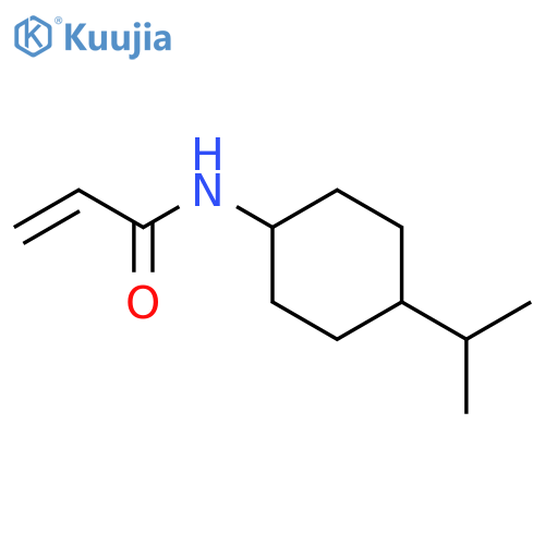 N-4-(propan-2-yl)cyclohexylprop-2-enamide structure
