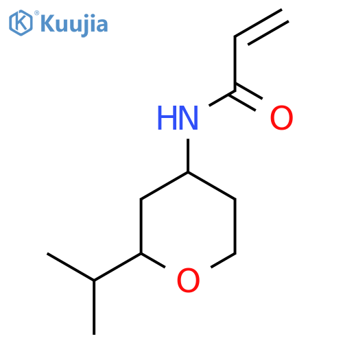 N-(2-Propan-2-yloxan-4-yl)prop-2-enamide structure