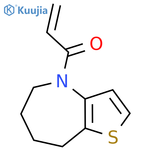 1-{4H,5H,6H,7H,8H-thieno3,2-bazepin-4-yl}prop-2-en-1-one structure