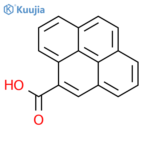 4-Pyrenecarboxylic acid structure