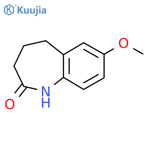 7-methoxy-2,3,4,5-tetrahydro-1H-1-benzazepin-2-one structure