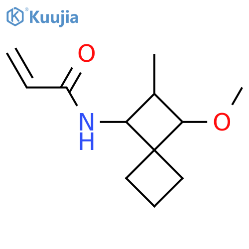 N-{3-methoxy-2-methylspiro3.3heptan-1-yl}prop-2-enamide structure