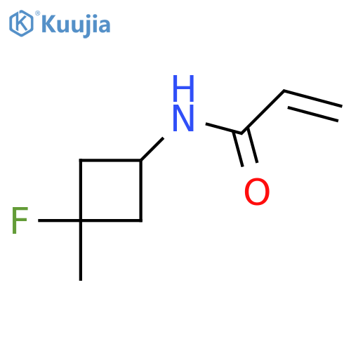 N-(3-Fluoro-3-methylcyclobutyl)prop-2-enamide structure