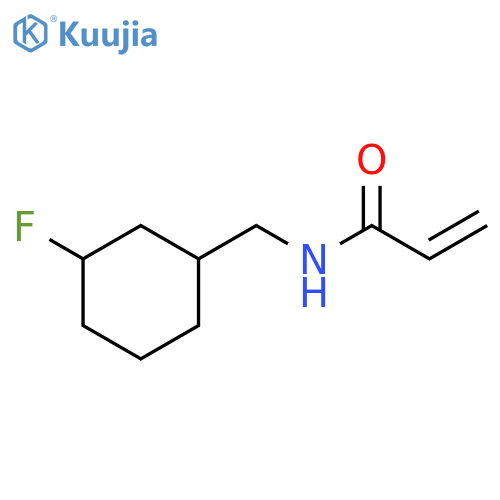 N-[(3-Fluorocyclohexyl)methyl]prop-2-enamide structure