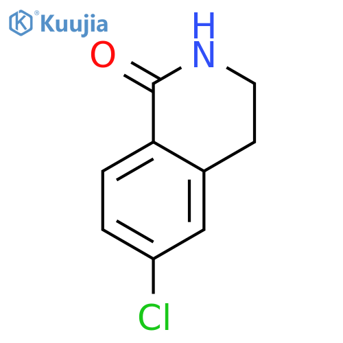 6-Chloro-3,4-dihydro-2H-isoquinolin-1-one structure