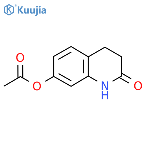 2-Oxo-1,2,3,4-tetrahydroquinolin-7-yl acetate structure