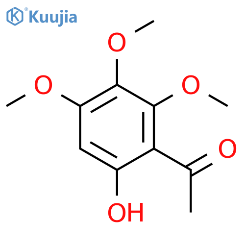 6-Hydroxy-2,3,4-trimethoxyacetophenone structure