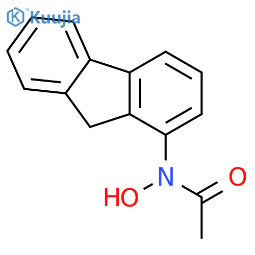 Acetamide,N-9H-fluoren-1-yl-N-hydroxy- structure