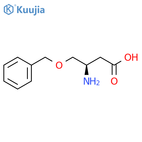 (3R)-3-amino-4-(benzyloxy)butanoic acid structure