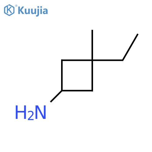 3-ethyl-3-methylcyclobutan-1-amine structure