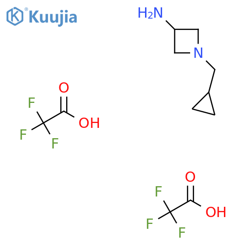 1-(cyclopropylmethyl)azetidin-3-amine, bis(trifluoroacetic acid) structure